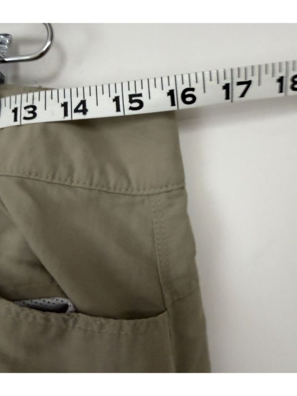 North Face Women’s 12 Short / Court Pant Tan Zip Off Cargo Shorts Hiking - Picture 3 of 12
